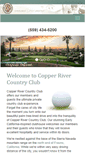 Mobile Screenshot of copperrivercountryclub.com